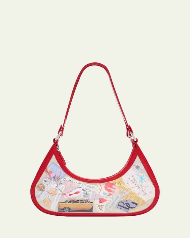 Bambi Trash NYC Collage Printed Shoulder Bag